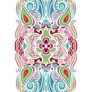 Seamless decorative pattern stylized like stained glass