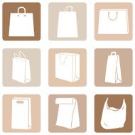 Vector Set of Shopping Bags Icons N14