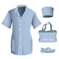 Woman medical clothes set