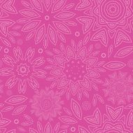 Pink abstract flowers texture seamless pattern background