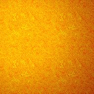 Abstract orange seamless pattern with floral background