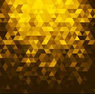 Abstract banner with triangle shapes