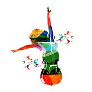 Colorful music design