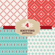 Set of knitting patterns N8