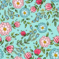 Seamless Floral Pattern N894