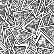 abstract seamless pattern of geometric figures