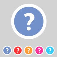 Flat game graphics icon question N2