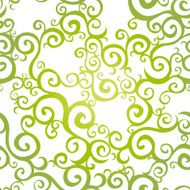 Seamless pattern with curls N2