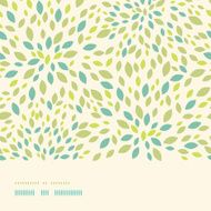 Leaf texture horizontal border seamless pattern background