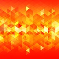 Abstract geometric background with vibrant yellow tones