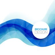 Abstract colorful blue line vector background N5