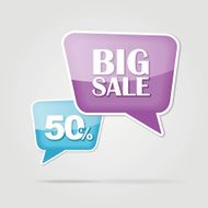 text bubble BIG SALE N4