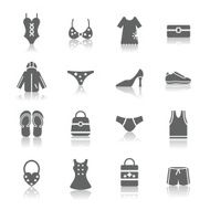 clothing and accessories icons N14