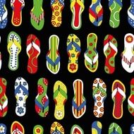 The beach footwear