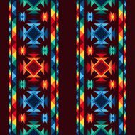 Tribal abstract seamless pattern aztec geometric background N6