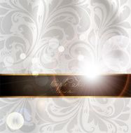 Floral Retro Background for Vintage Design N1536