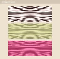 seamless zebra swatches