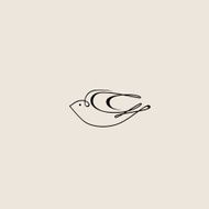 Swallow bird abstract vector logo design template N4