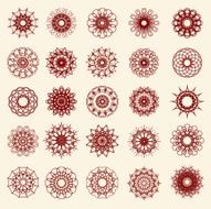 vector ornament set