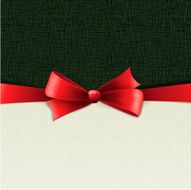 Holiday background with silk red bow