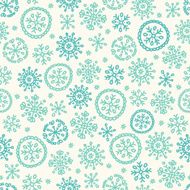 seamless pattern with snowflakes N7