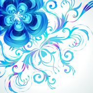 Decoration floral vector background