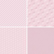 Set of vector seamless retro patterns
