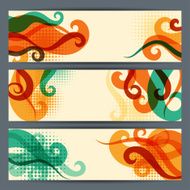 Hairstyle horizontal banners
