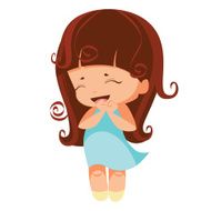 Kawaii laughing baby girl N2