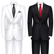 White and Black Tuxedo