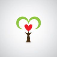 tree heart symbol