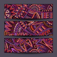 Abstract vector ethnic patterns N4