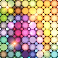 Abstract circle lights vector background N3