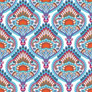 Oriental seamless paisley wallpaper pattern