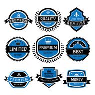 Vintage labels set N10