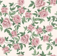 Seamless Vintage Flower Pattern N45