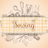 Sewing paper card N2