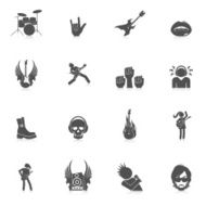 Rock music icons