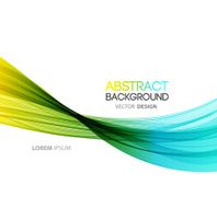 Abstract curved lines background Template brochure design N183