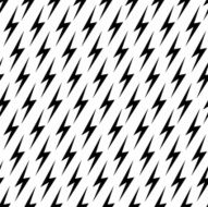 Seamless pattern with lightnings