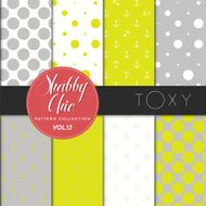 Shabby Chic Pattern Collection - Toxy