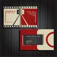 Set of creative business cards