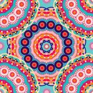 Colorful ethnic seamless pattern N6