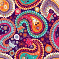 Colorful flower vector pattern N2