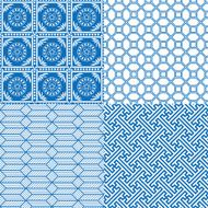 Seamless backgrounds of Chinese style N13