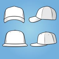 Normal and fitted caps