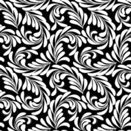 Blach&amp;White floral