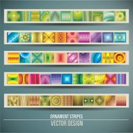 Abstract ornamental stripes N3