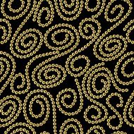 Sequins embroidered pattern