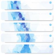 Abstract mosaic banners N9